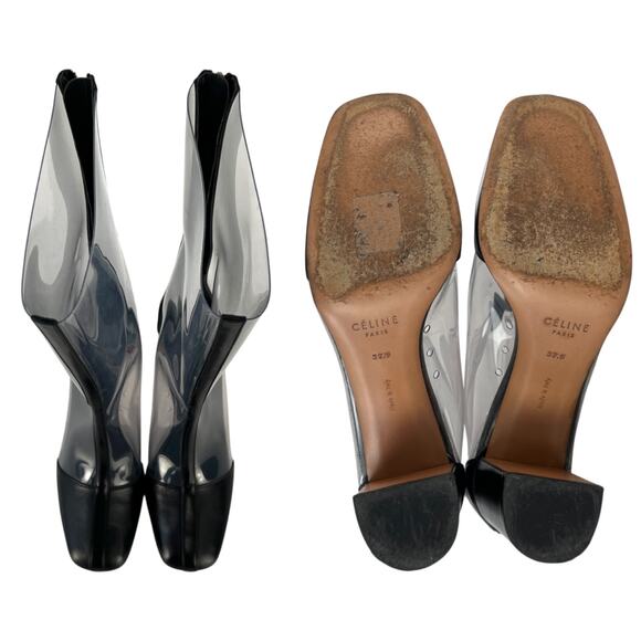 Celine Clear Vinyl Boots - Picture 6 of 8